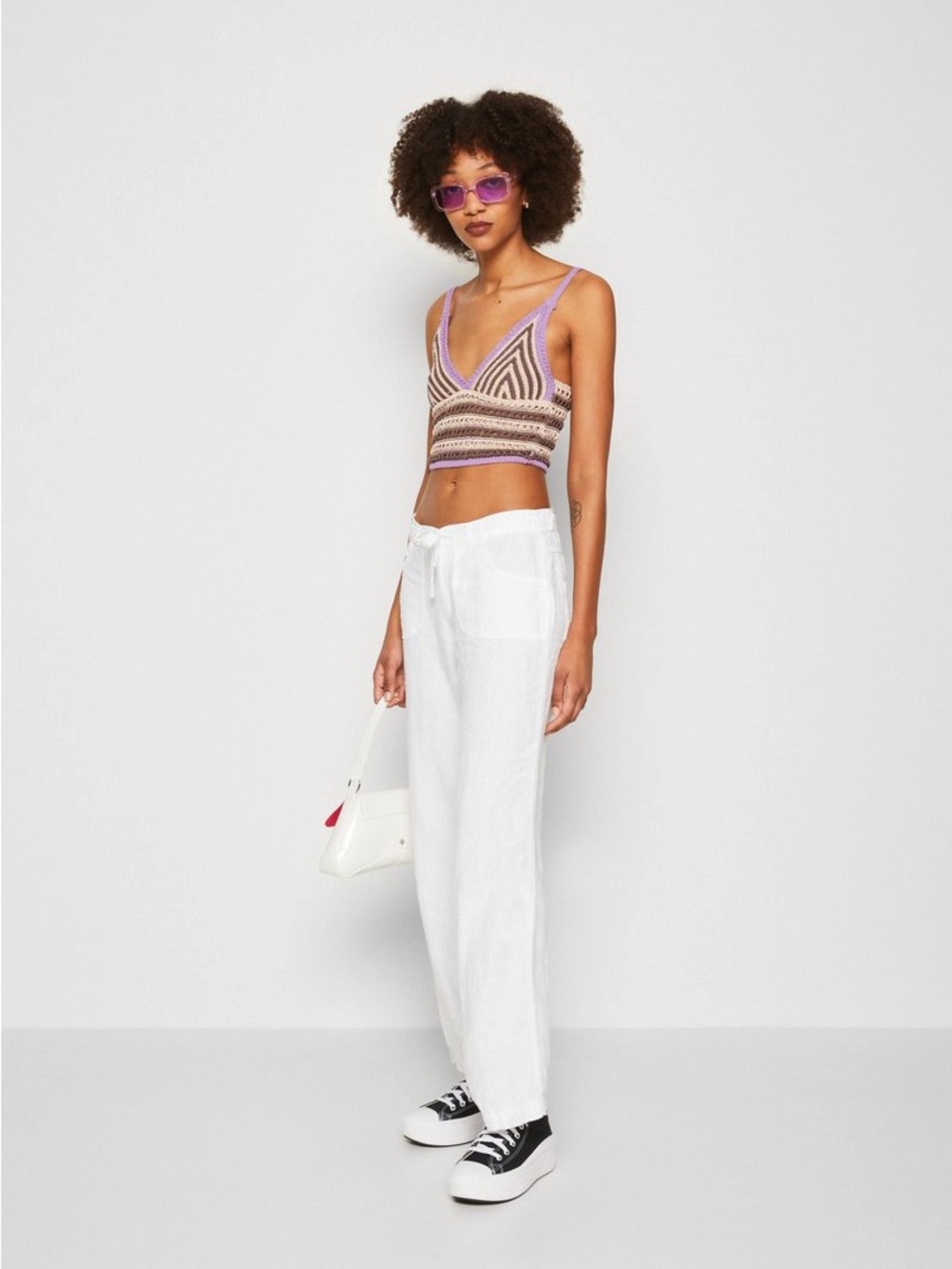 BDG Crochet Knit Crop Top - Picture 6 of 7